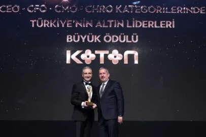 Koton’a Türkiye’nin Altın Liderleri Büyük Ödülü.