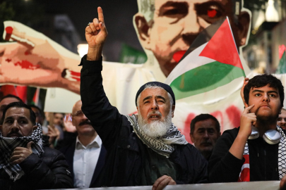 Ümraniye’de Filistin’e destek yürüyüşü düzenlendi
