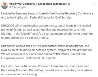Ukrayna Devlet Başkanı Zelenski, Almanya’da