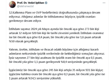 Bakan Işıkhan: İstihdam sayımız, tarihi zirvesini yeniledi