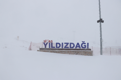 Sivas'ta kar yağışı; 35 yerleşim yeri yolu ulaşıma kapandı (3)